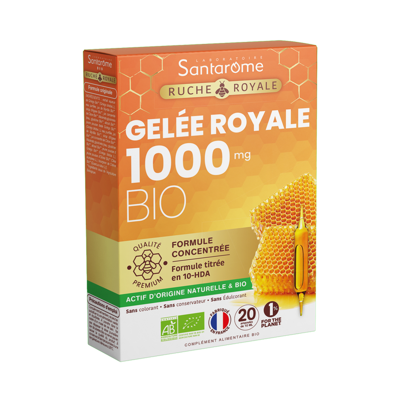 Gelée Royale Bio 1000 - 20 ampoules
