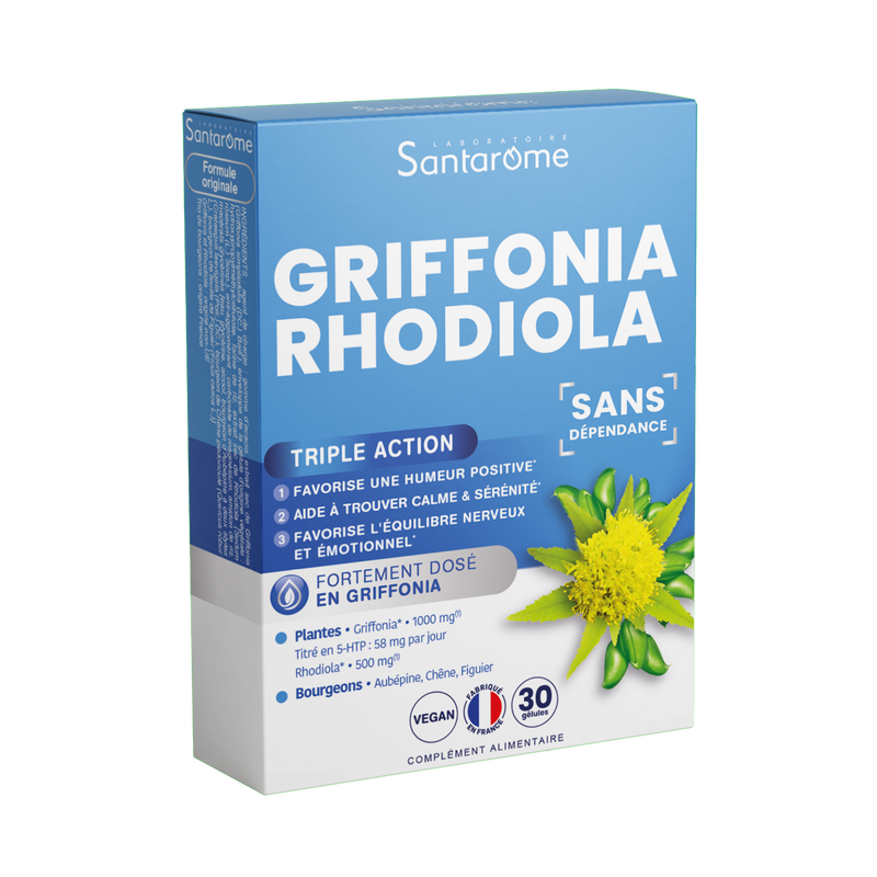 Griffonia Rhodiola - 30 gélules