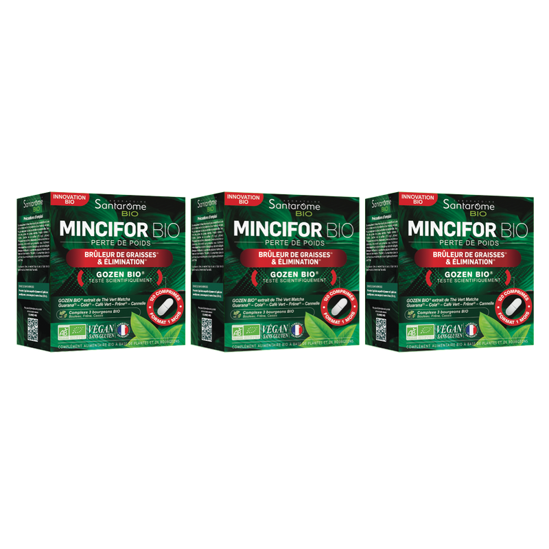 Lot de 3 Mincifor Bio - 120 comprimés
