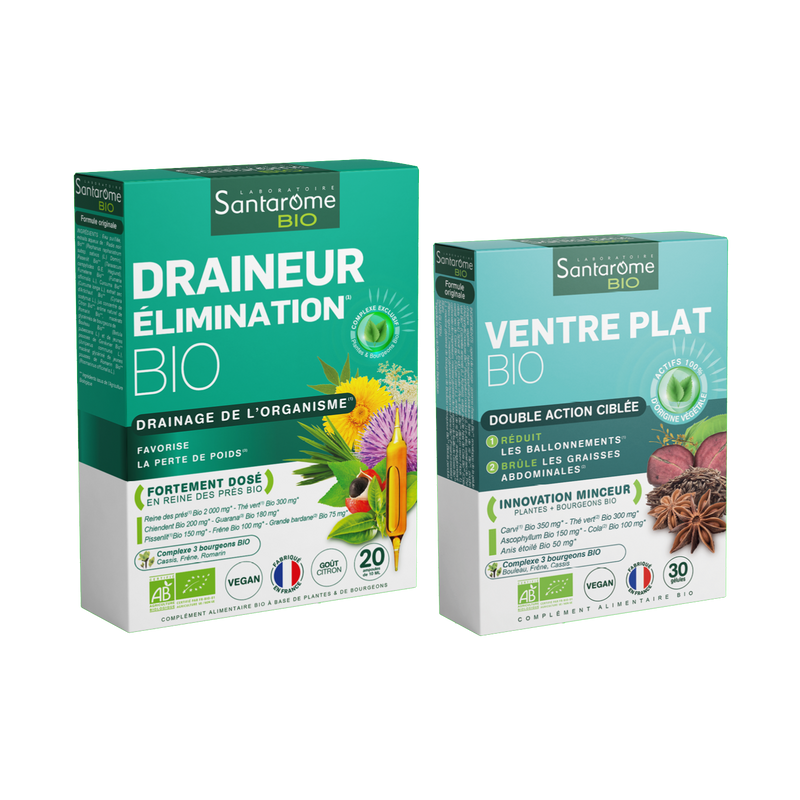 Pack Minceur - Draineur Élimination / Ventre plat