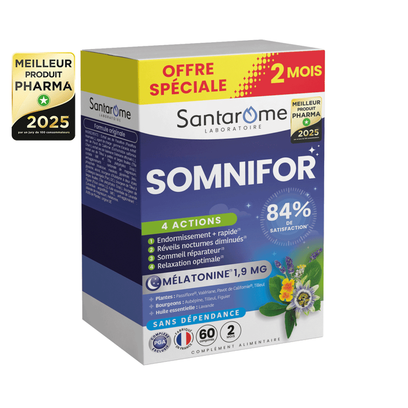 Somnifor 4 Actions - 60 comprimés sommeil