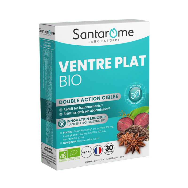 Ventre Plat Bio - 30 comprimés