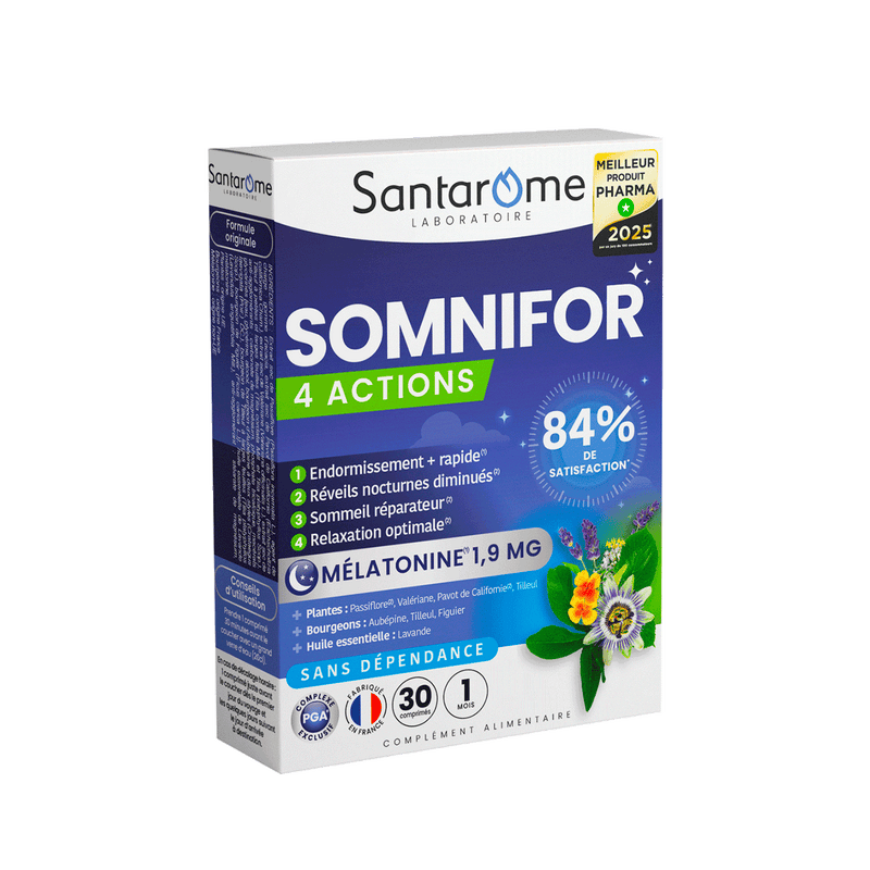 Somnifor 4 ACTIONS - 30 comprimés sommeil