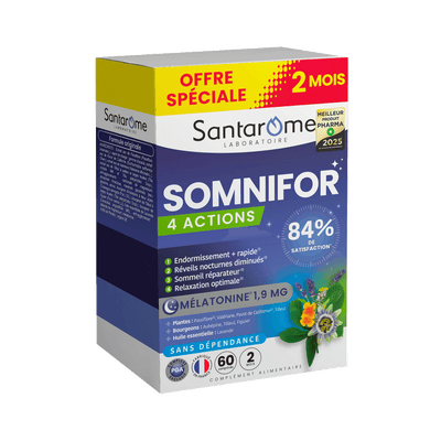 Somnifor 4 Actions - 60 sleep tablets