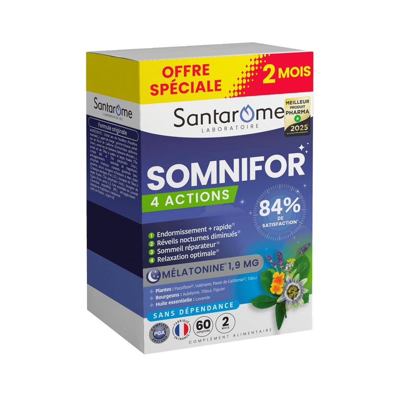 Somnifor 4 Actions - 60 sleep tablets