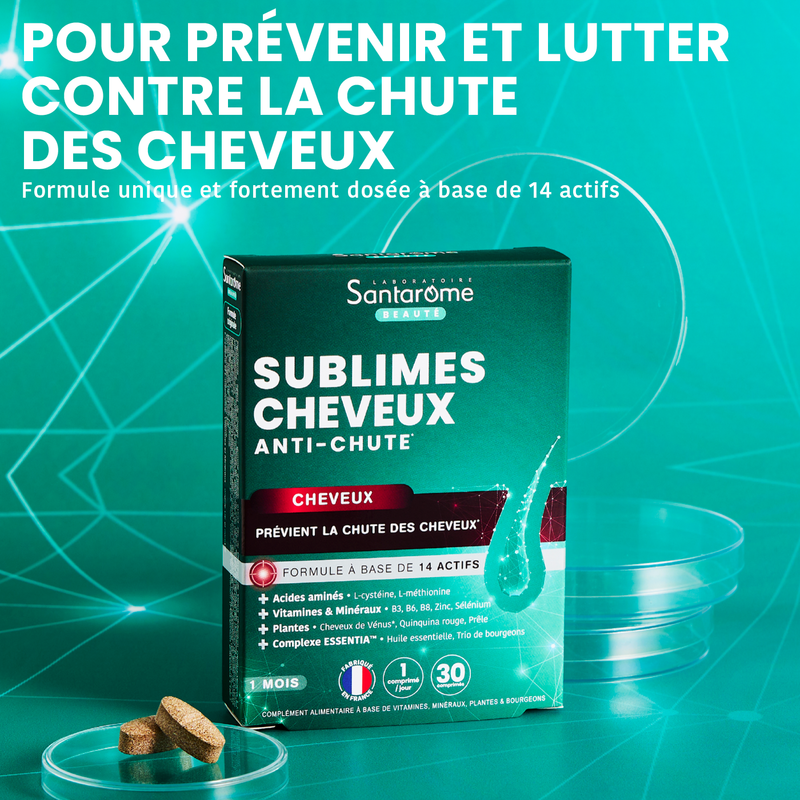 Complément Alimentaire AntiChute des cheveux Santarome