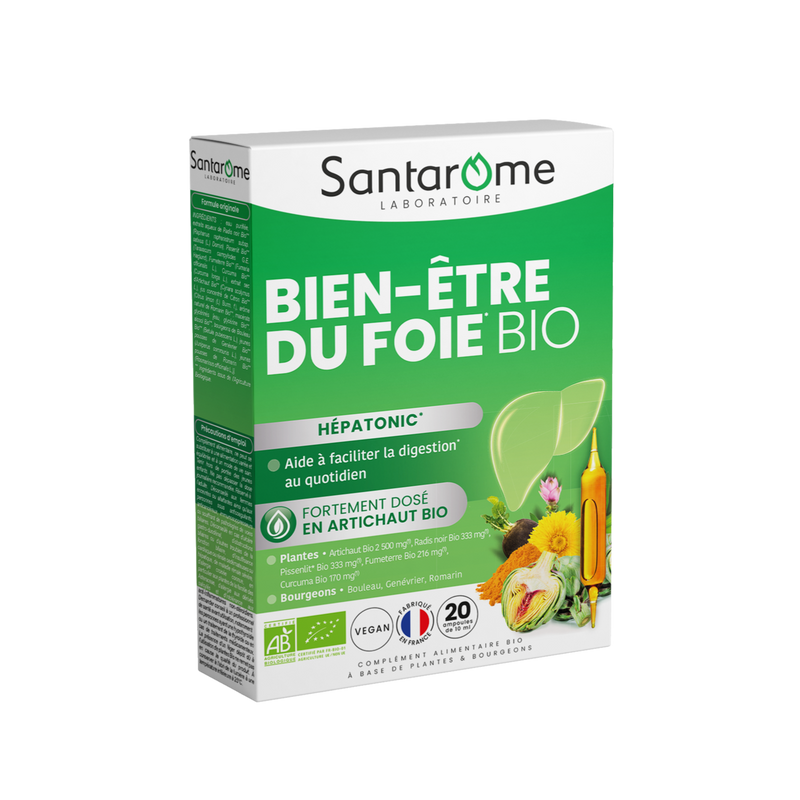 Bien-Être du Foie Bio - Hépatonic - 20 ampoules
