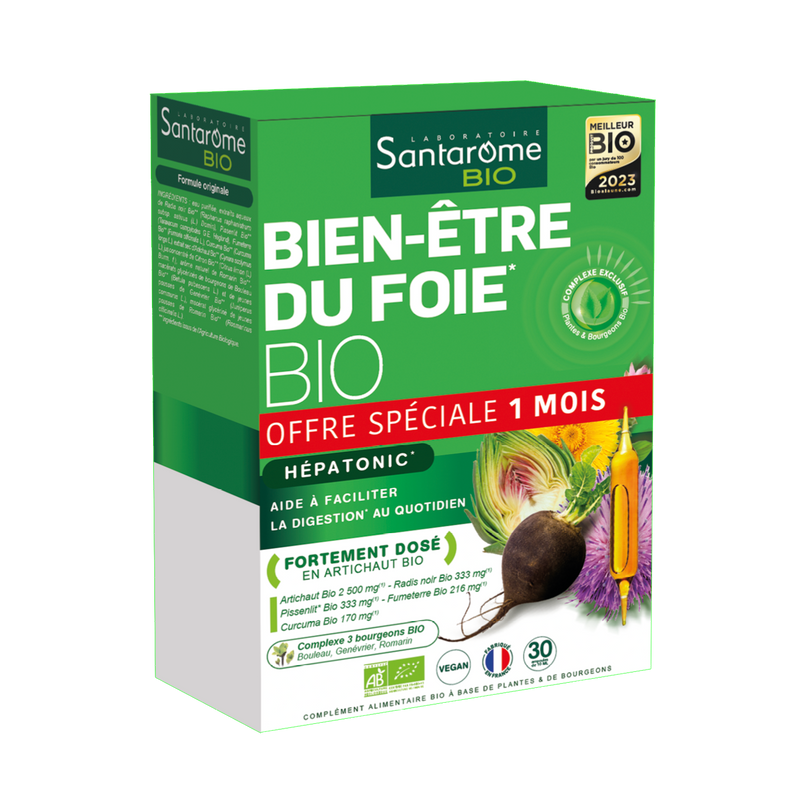 Bien-Être du Foie Bio - Hépatonic - 30 ampoules