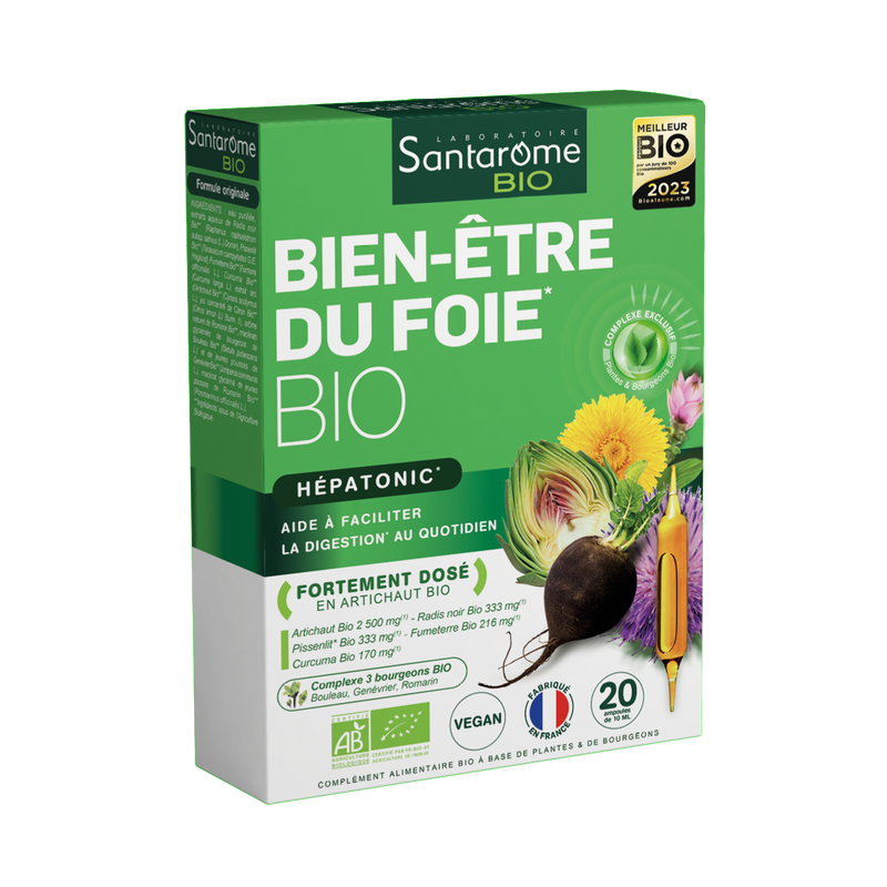 Bien-Être du Foie Bio - Hépatonic - 20 ampoules