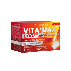Vita'Max Booster Effervescent - 20 comprimés