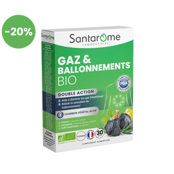 Complément alimentaire Gaz et Ballonnements Bio - 30 gélules