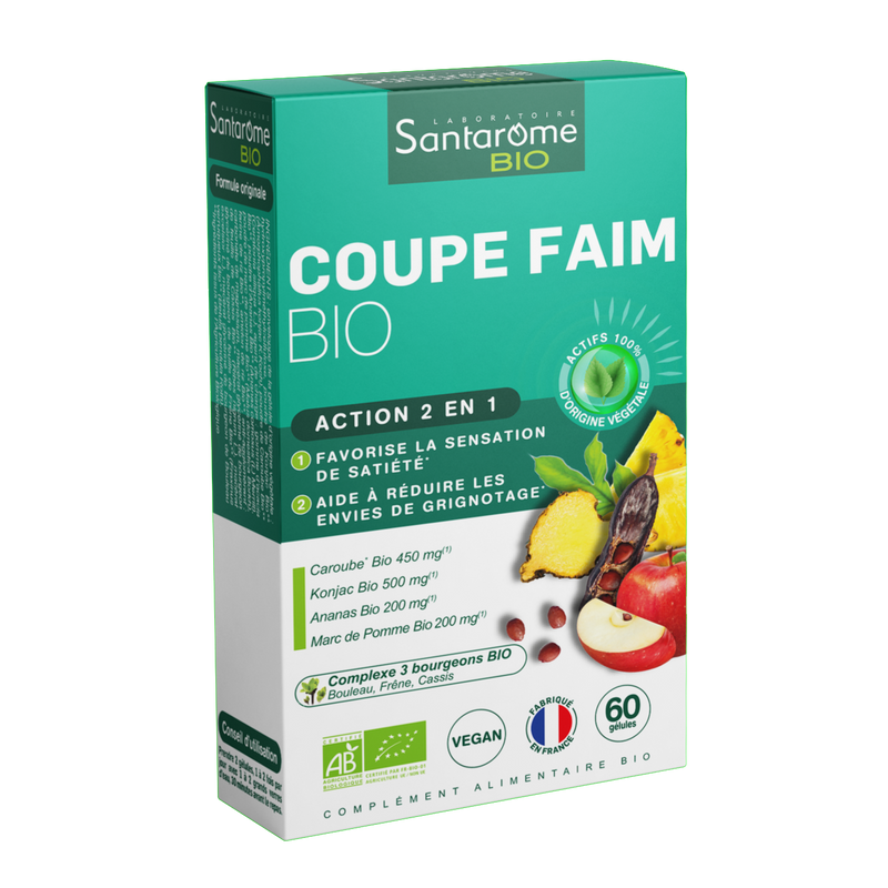 Acheter Coupe Faim Bio - 60 gélules I 100% Bio