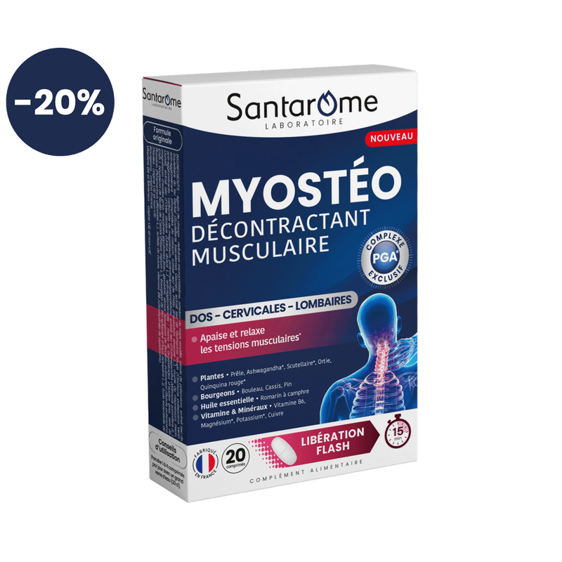 Myostéo Décontractant Musculaire - 20 comprimés
