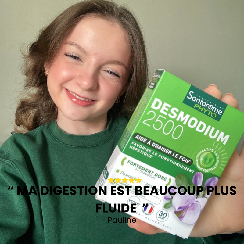 Santarome Desmodium 2500 - Boîte De 20 Ampoules Détoxifiantes Pour Le Foie - Pér. 11/2027