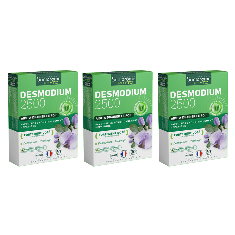 Lot de 3 Desmodium 2500 - 30 gélules