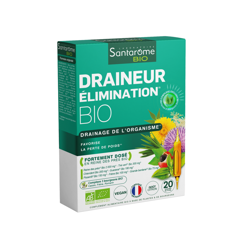 Draineur Élimination Bio - 20 ampoules