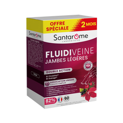 Fluidiveine Jambes Légères - 60 comprimés 2 mois