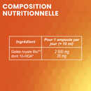 Gelée Royale 2500 Bio - 20 ampoules