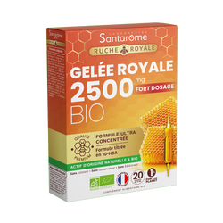 Gelée Royale 2500 Bio - 20 ampoules
