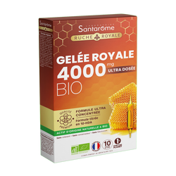 Gelée Royale 4000 Bio - 10 ampoules