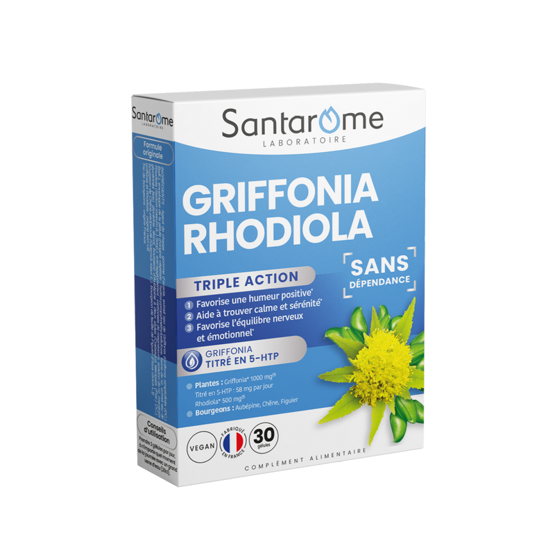 Griffonia Rhodiola - 30 gélules
