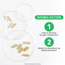 Complément alimentaire Gaz et Ballonnements Bio - 30 gélules