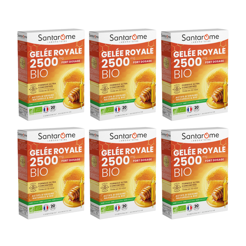 Gelée Royale En Capsules 2500mg - 120 Capsules, Soutien Immunitaire Et Santé - Neuf