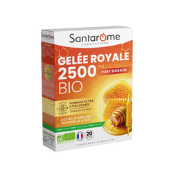Gelée Royale 2500 Bio - 20 ampoules