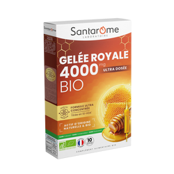 Gelée Royale 4000 Bio - 10 ampoules