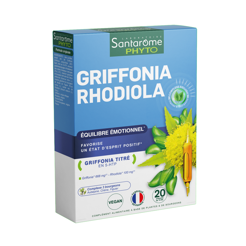 Griffonia Rhodiola - 20 ampoules