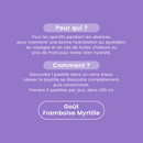 HYDRA'MAX Framboise Myrtille - 20 pastilles hydratation
