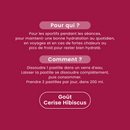 HYDRA'MAX Cerise Hibiscus - 20 pastilles hydratation