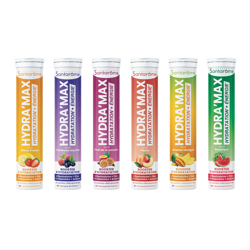 Pack découverte HYDRA'MAX 6 goûts - Pastilles Hydratation