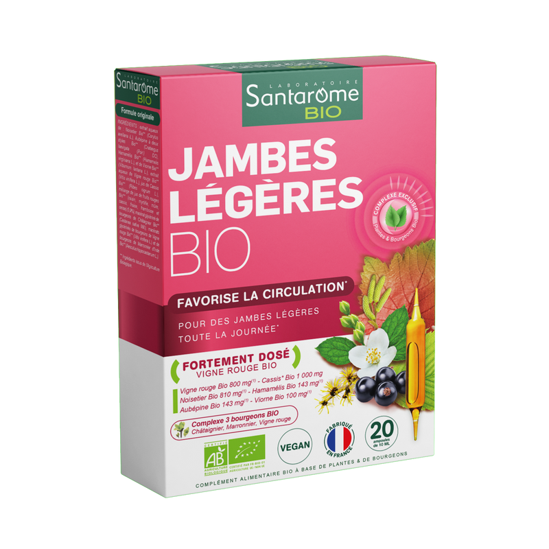 Jambes Légères Bio - 20 ampoules