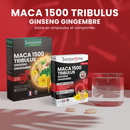 Maca 1500 Tribulus Ginseng Gingembre - 30 comprimés