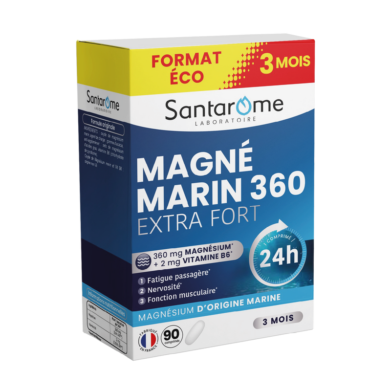 Magné Marin 360 - 90 comprimés magnésium et vitamine B6