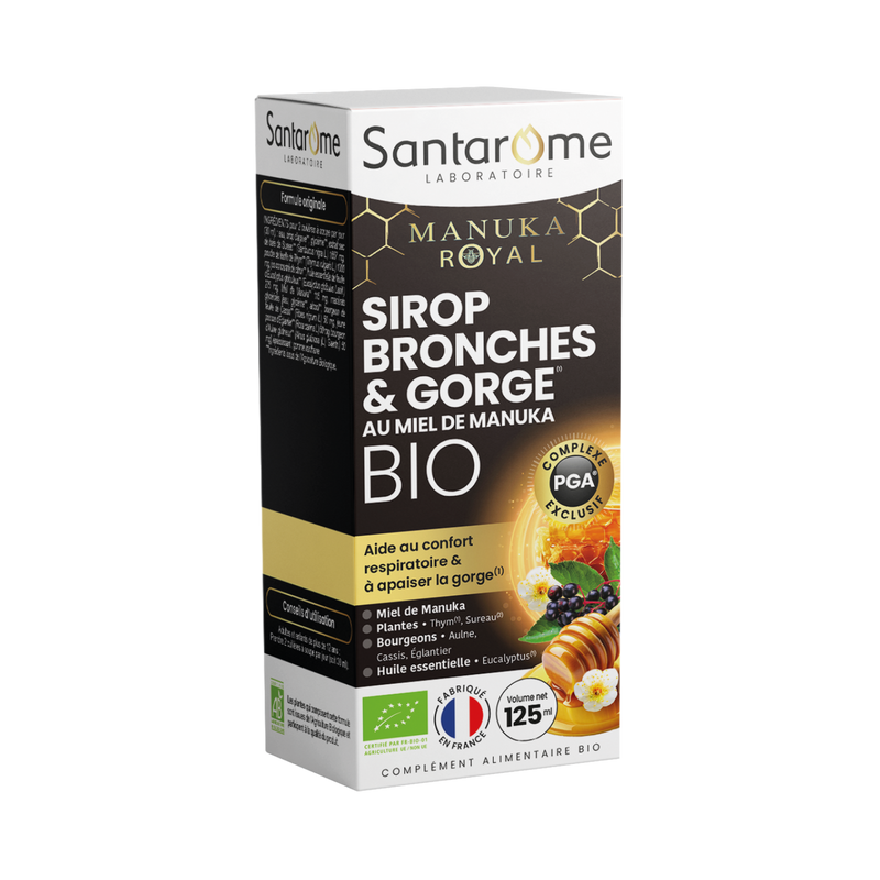 Sirop Bronches & Gorge au Miel de Manuka Bio