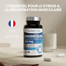 Magnésium Bisglycinate + 360 mg + Vitamines B3/B6/B9 - 60 Gélules