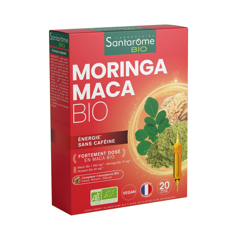 Moringa Maca Bio - 20 ampoules