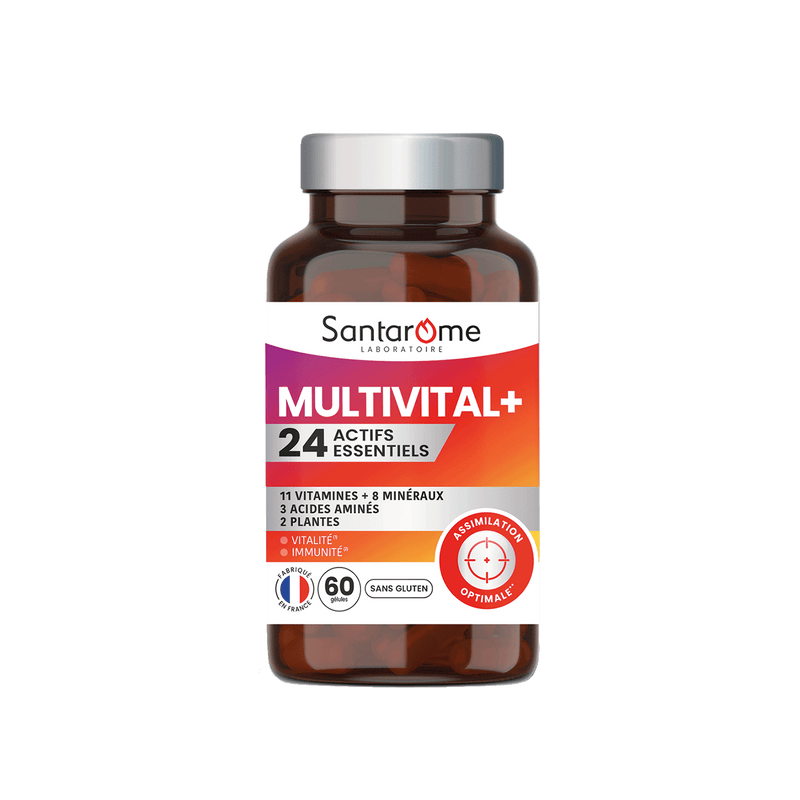 Multivital + 24 actifs essentiels - 60 gélules