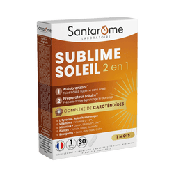 Sublime Soleil 2 en 1 - Autobronzant et Préparateur Solaire - 30 gélules