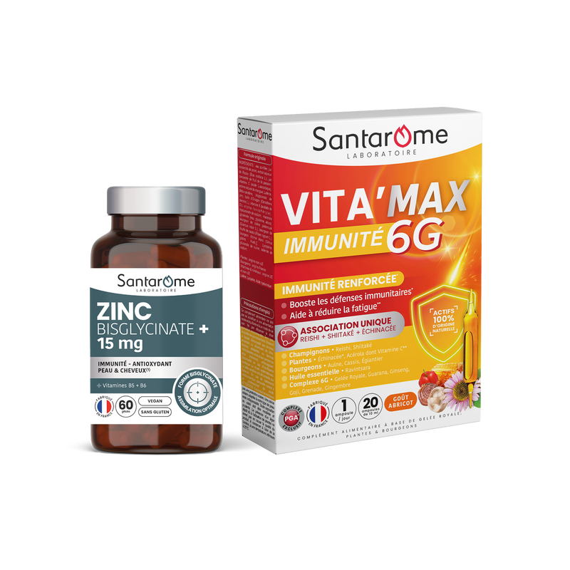 Pack immunité - Zinc + Reishi + Shiitaké