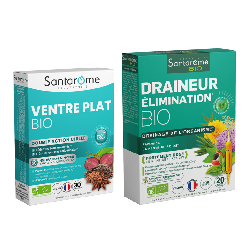 Pack Minceur - Draineur Élimination / Ventre plat