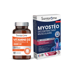 Pack Confort Musculaire - Vitamine D3 + Myostéo