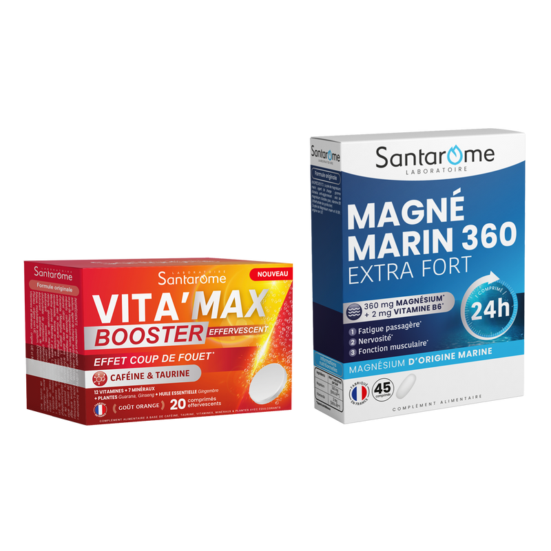 Pack Magnésium & Booster d’énergie