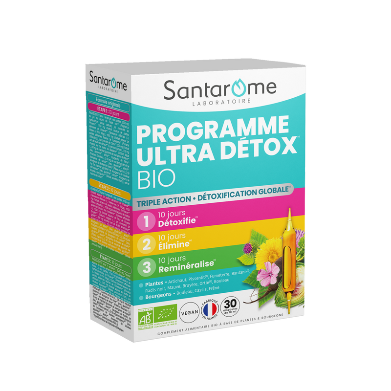 Programme Ultra Détox Bio - 30 ampoules