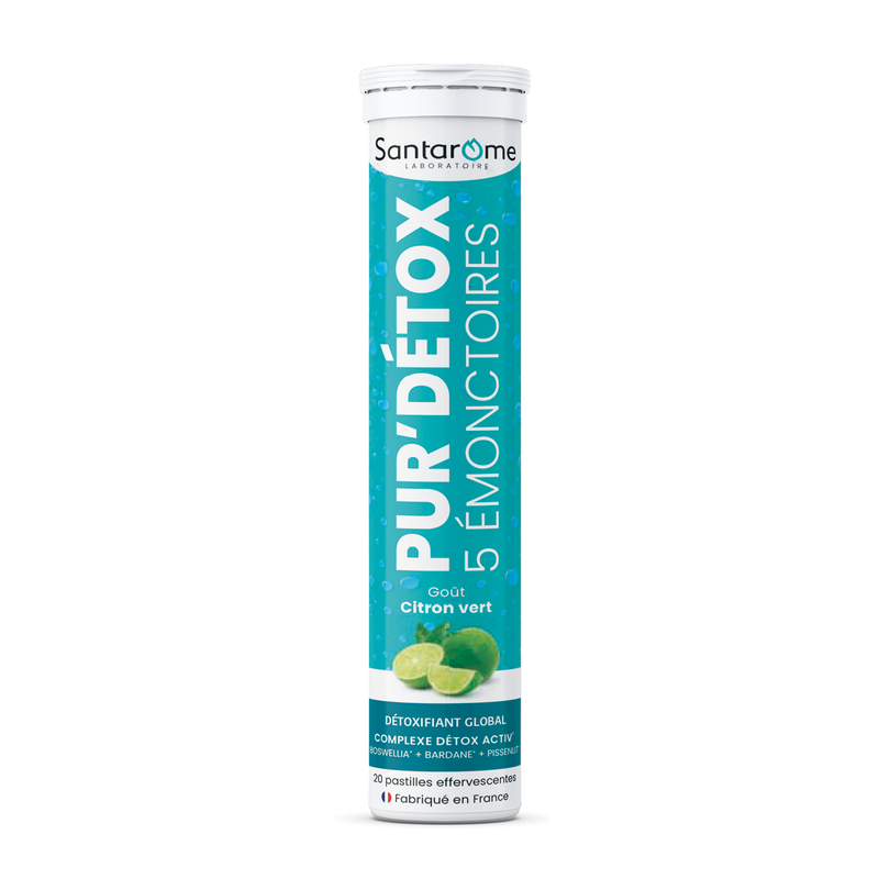 Pur'Détox 5 Émonctoires - 20 Pastilles effervescentes