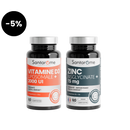 Pack Vitamine D3 et Zinc