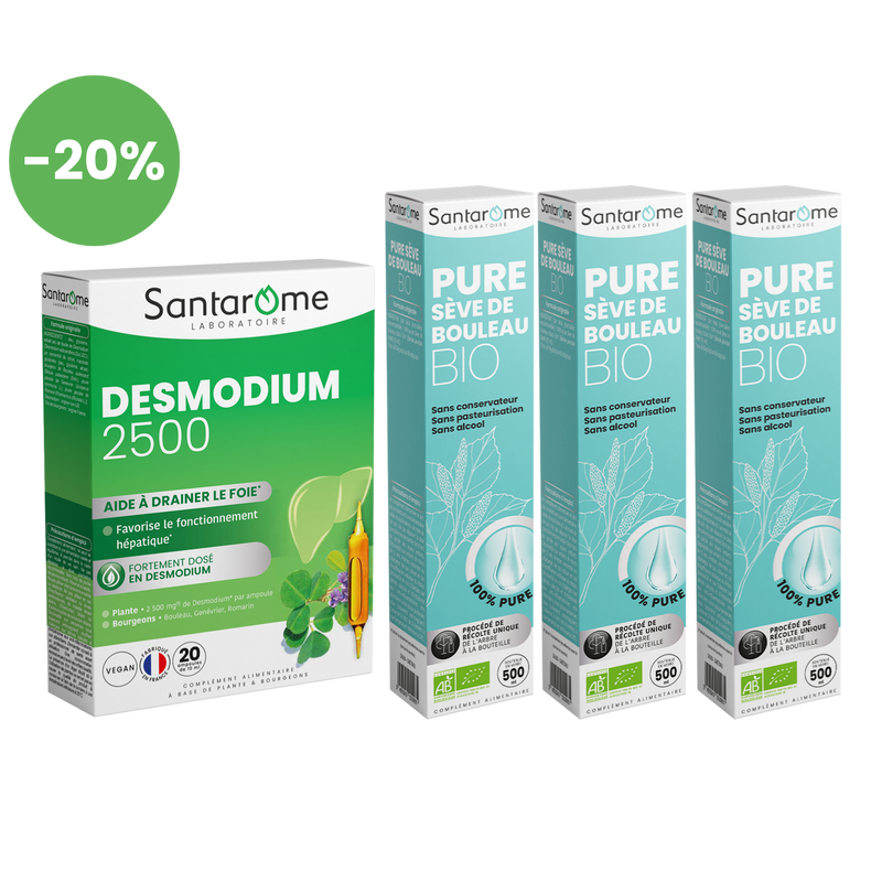 Pack Détox Desmodium - Ampoules