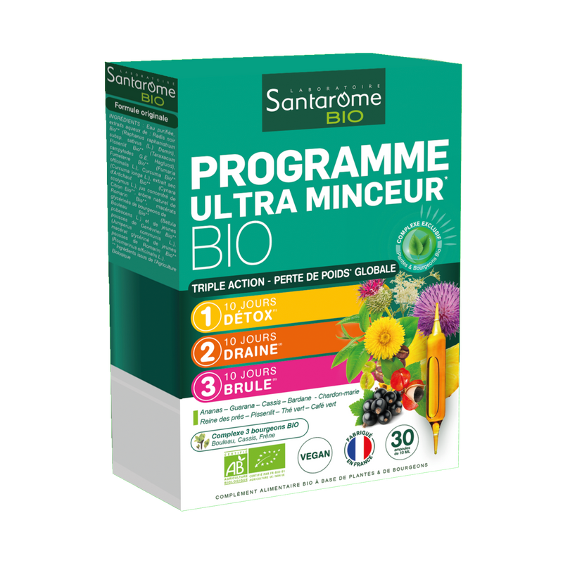 Programme Ultra Minceur Bio - 30 ampoules